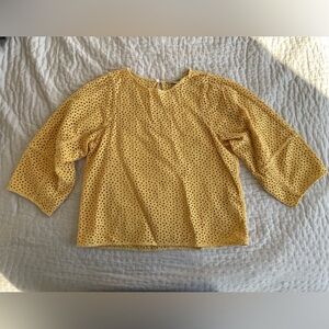 Everlane 100% Cotton Yellow Blouse